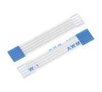 uxcell Cable plano flexible, 30 mm, 1 mm, paso de 4 pines, FPC, FFC, cable de cinta flexible para TV LCD, coche, reproductor de DVD, 5 unidades (tipo B)