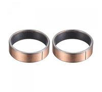 uxcell Cojinete de manga 30mm Diámetro 34mm OD 10mm Longitud Rodamientos lisos Envueltos Bujes sin aceite 2pcs