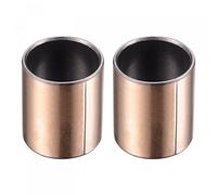 uxcell Cojinete de manga 30mm Diámetro 34mm OD 45mm Longitud Rodamientos lisos Envueltos Bujes sin aceite 2pcs