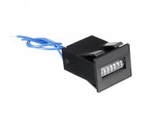 uxcell Contador electromagnético 7 dígitos 0-9999999 Rango de conteo Contador electrónico Contador digital Contador de pulsos electromagnético Contador de pulsos DC7-24V