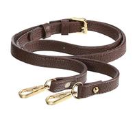 uxcell Correa para bolso, correa de repuesto ajustable de cuero para bolsos cruzados de mujer, 0.6 pulgadas de ancho, 41-51 pulgadas de largo (marrón)