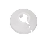 uxcell Cubierta de la cubierta de la tubería, 12m m PP plástico radiador escutcheon agua tubería drenaje línea cubierta blanco 10pcs