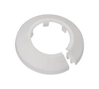 uxcell Cubierta de la cubierta de la tubería, 34m m PP plástico radiador Escutcheon agua tubería drenaje línea cubierta blanco 10pcs