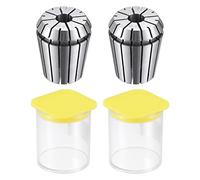 uxcell ER32 Spring Collet, 10mm Chuck para máquina de grabado CNC Torno Fresado 2pcs