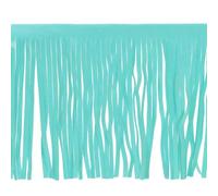 uxcell Flecos de piel sintética de 1 yarda de 6 pulgadas de doble cara para coser vestidos, manualidades, decoración de faldas, color azul lago