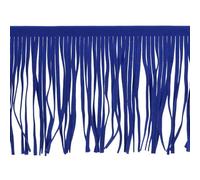 uxcell Flecos de piel sintética de 1 yarda de 6 pulgadas de doble cara para coser vestidos, manualidades, decoración de faldas, color azul marino