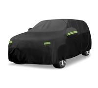 uxcell Funda Impermeable para automóvil para Dodge Durango 2011-2023, Cubierta Completa para Todo Tipo de Clima, protección Solar y Lluvia con Cremallera, Color Negro