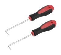 uxcell Gancho de selección de 90 grados 6.1 pulgadas herramienta de extracción para sello de aceite/juntas tóricas, junta, manguera 2 piezas