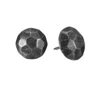 uxcell Juego de 10 tachuelas para tapicería, 25 x 25 mm, acero al carbono, para decoración del hogar, sofá, bricolaje, cabezas de uñas, color negro retro