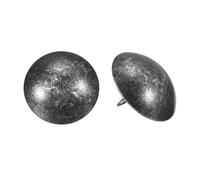 uxcell Juego de 50 tachuelas para tapicería, 25 x 19 mm, acero al carbono, para decoración del hogar, sofá, bricolaje, cabezas de uñas, color negro retro