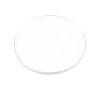 uxcell Lente de cristal de zafiro de cristal redonda plana de 28 mm de diámetro. Piezas de repuesto de 1,5 mm de grosor, transparente