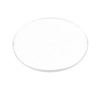 uxcell Lente de cristal de zafiro de cristal redonda plana de 38 mm de diámetro. Piezas de repuesto de 1,5 mm de grosor, transparente