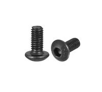uxcell M3x6mm Hex Socket Botón Cabeza Tornillos Tornillos Acero Aleación 100pcs