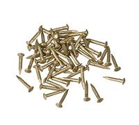 uxcell Pequeños clavos de latón pequeños 1.2x8mm para DIY Cuadros decorativos Cajas de madera Accesorios para el hogar 50pcs