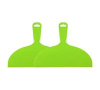 uxcell Raspador de masilla de plástico flexible de 10 pulgadas, esparcidor desechable para pegar yeso, pintura de pared, verde, 2 unidades