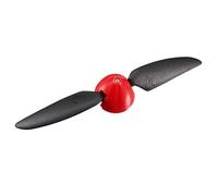 uxcell RC Hélices plegables 6x4 "Spinner Tamaño D27xH25mm 2mm Eje del motor Dia. 2-paletas para avión helicóptero juguete Nylon