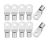 uxcell SC50-8 - Juego de 10 conectores tubulares para terminales de anilla de cobre