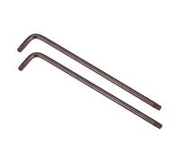 uxcell T20 Llave Torx antimanipulación a prueba de estrellas, brazo largo en forma de L de 4.4 pulgadas, acero S2 2 piezas