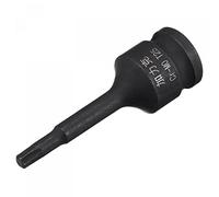 uxcell T25 Impact Torx Bit Socket, 3/8" Square Drive 60mm Longitud CR-MO Tamaños Métricos