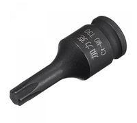 uxcell T30 Impact Torx Bit zócalo, 1/4" unidad cuadrada 35mm longitud CR-MO tamaños métricos