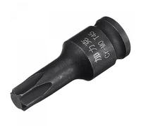 uxcell T45 Impact Torx Bit Socket, 1/4" Square Drive 35mm Longitud CR-MO Tamaños Métricos