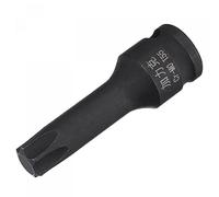uxcell T55 Impact Torx Bit Socket, 3/8" Square Drive 60mm Longitud CR-MO Tamaños Métricos