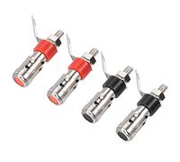 uxcell Terminal Unión Poste Amplificador Enchufe Altavoz Conector Negro Rojo 2 Juegos