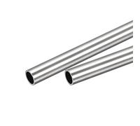 uxcell Tubo de acero inoxidable 316, tubo de la longitud de 10m m OD 1m m del grueso de pared 250m m 2 PC