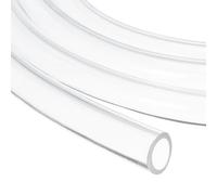 uxcell Tubo de PVC transparente, 13 mm de diámetro interior x 18 mm de diámetro exterior, tubo de PVC ligero de 2,6 m, tubo de agua de plástico flexible transparente para transferencia de aire, aceite