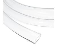 uxcell Tubo de PVC transparente, 18 mm de diámetro interior x 21 mm de diámetro exterior, tubo de PVC ligero de 8 pies, tubo de agua de plástico flexible transparente para transferencia de aire