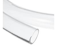uxcell Tubo de PVC transparente, 30 mm de diámetro interior x 36 mm de diámetro exterior, tubo de PVC de 4 pies, manguera de vinilo ligero, tubo de agua de plástico flexible transparente para