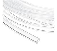 uxcell Tubo de PVC transparente, 4 mm de diámetro interior x 8,8 mm de diámetro exterior, tubo de PVC ligero de 7.5 pies, tubo de agua de plástico flexible transparente para transferencia de aire