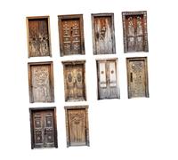 UxicRuya 10 Piezas de álbum de Recortes de Recortes Dechesivo de Puerta Vintage Puta para La Puerta de La Puerta del Collage Festivales de La Sala del, Style D, Individual