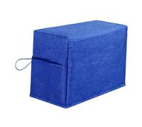 UxicRuya Cubierta de la máquina de Coser con Organizador de Suministros de Bordado de Bolsillo de Almacenamiento para marcadores, Herramienta de Coser, Tijeras, Azul