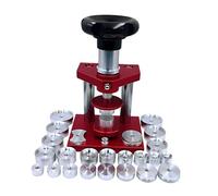 UxicRuya Kit de Herramientas para Reparación de Relojes, Que Incluye Una Prensa de, Una Máquina para Reparar La Parte Posterior de La Caja Y Un Kit de, 25 Muere