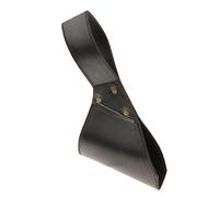 UxicRuya Portas Soporte Funda Cinturón Universal Cuero PU Confección Manual Adecuado para Cosplay Caballero Escenario Pirata, Negro
