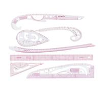 UxicRuya Regla Curva Francesa, Reglas Curvas para Vestidos, de Patrones, Regla de Costura de Sastre, Regla de Medición para Diseñadores Y Patronistas, 8 Piezas, Individual