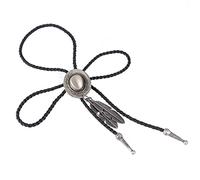 UxicRuya Western Bolo Tie Estilo Vaquero con Detalle de Sombrero y Collar Clásico de Fiesta Diseño Llamativo con Cuerda PU Resistente Apto para Ropa