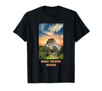 Uxmal Yucatán México Pirámide Maya Principal Camiseta