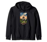 Uxmal Yucatán México Pirámide Maya Principal Sudadera con Capucha