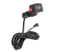 Uxsiya Acelerador de Bicicleta Eléctrica, Acelerador de Pulgar de Bicicleta Eléctrica ABS Premium para Reemplazo(#1)