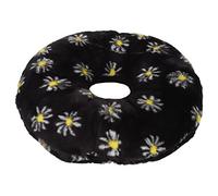Uxsiya Almohada Protectora para los Oídos, Resistente a la Decoloración, Transpirable, para Dormir, con Orificio para el Dolor de Oído(Amarillo Negro)