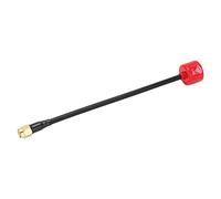 Uxsiya Antena Lollipop3 FPV, 155 Mm 500 MHz 98% Eficiencia de Radiación Agujero Interior Resistente a Impactos RP-SMA 5.8GHz Antena FPV para RC Drone(Rojo)