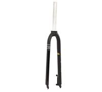 Uxsiya Horquilla Rígida para Bicicleta de Montaña, 26/27, 5/29 Pulgadas, Horquilla Dura para Bicicleta de Montaña, Horquilla de Suspensión Delantera para Bicicleta de Aleación de(Negro Gris)