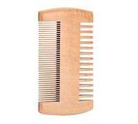 Uxsiya Peine de Madera para Barba de Doble Punta para Uso de Mujeres para Uso en salón de Belleza para Uso Diario