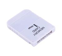 Uxsiya Tarjeta de Memoria para Juegos Portátil de Alta Velocidad de 1 MB Compatible con One Tarjeta de Memoria para Juegos (Blanco)