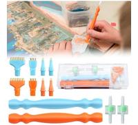 Uxsjakjsd 1 Juego de Herramientas de Bolígrafo para Arte con Diamantes Al Vacío. Incluye Bolígrafos para Arte con Diamantes y Accesorios para Materiales de Arte con Diamantes.