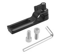 Uxsjakjsd Abrazadera de Riel de Varilla de 15 mm para Montaje en Jaula de Cámara con Empuñadura Superior y Placa de Queso, Soporte de Riel de 15 Mm, Enfoque de Seguimiento C