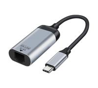 Uxsjakjsd Adaptador Convertidor USB Tipo C 3.1 A LAN Ethernet de 1000 M, Interfaz de Red Cableada Externa Gigabit USB-C RJ45 para 7/8/10 Win