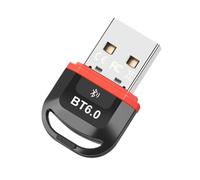 Uxsjakjsd Adaptador USB Bluetooth 6.0 Dongle USB Receptor y Transmisor Bluetooth para Teclado/Ratón/Auriculares/Altavoz Bluetooth A